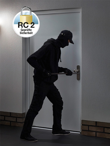 Einbruchhemmende RC 2 Sicherheitsausstattung